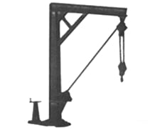 Tichy Train Group 8007 Jib Crane -- Kit Structures
