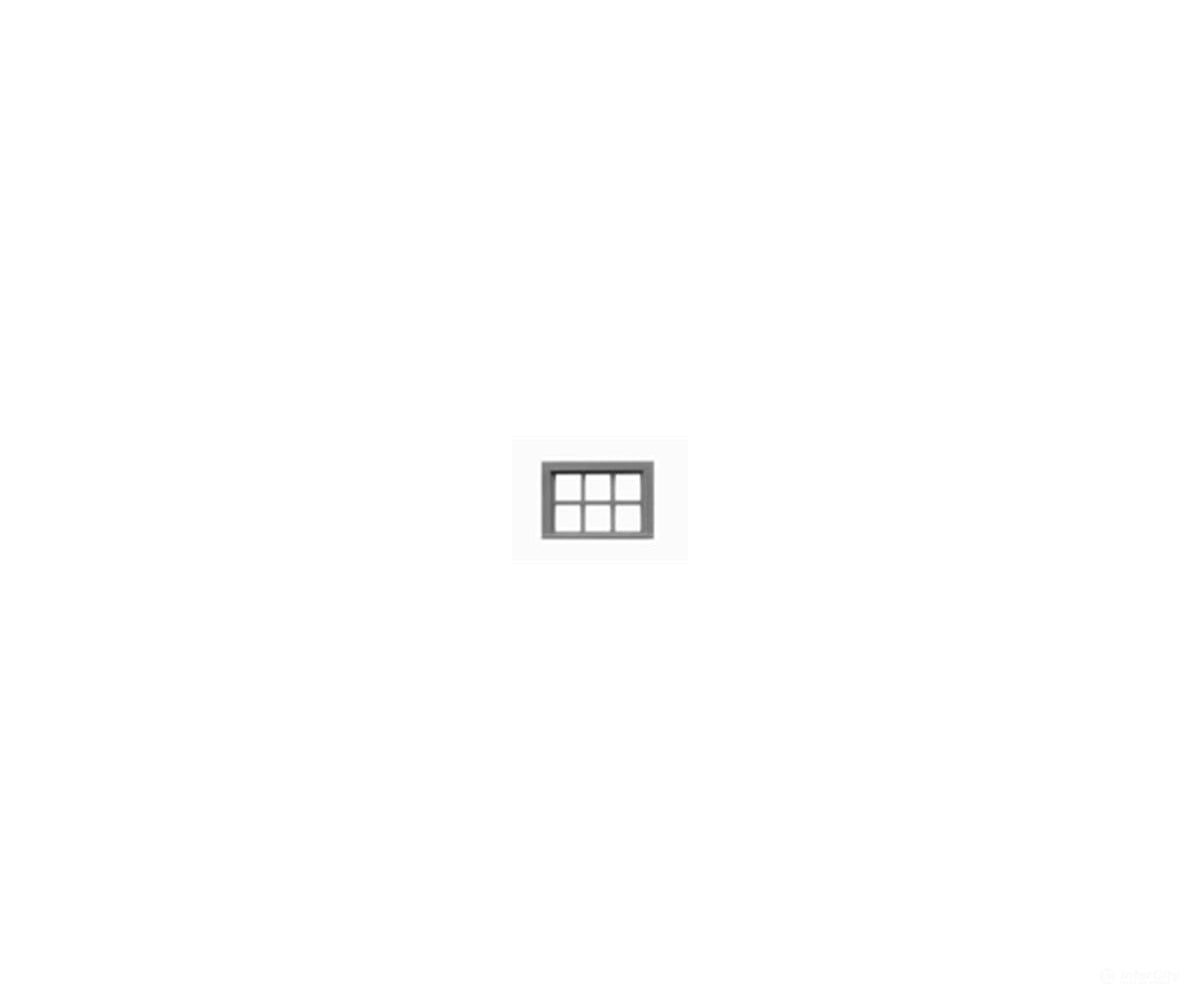 Tichy Train Group 8026 Windows - pkg(12) -- 6-Lite - Scale 40 x 27’’ 102 x 68.6cm - Scratch Building Supplies