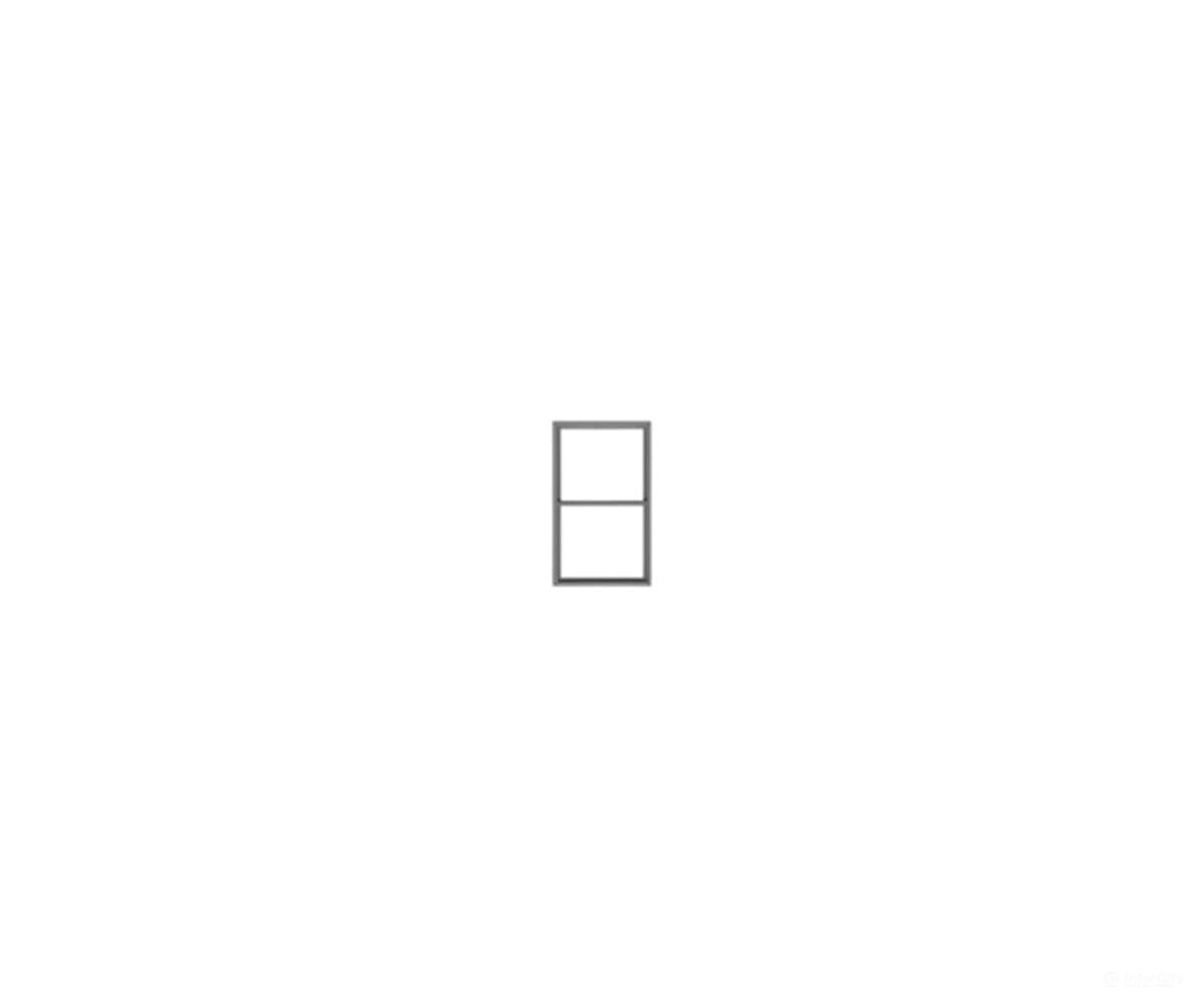 Tichy Train Group 8162 1/1 Double Hung Masonry Window pkg(12) -- Scale 38 x 68’’; Fits.495 x.83’’ Opening - Scratch