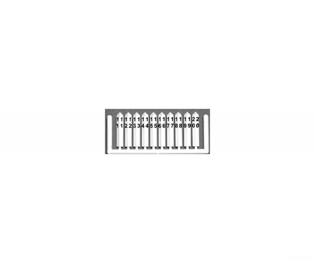 Tichy Train Group 8184 Concrete Milepost Markers #1-50 -- White W/Black Printing Pkg(50) Scenery