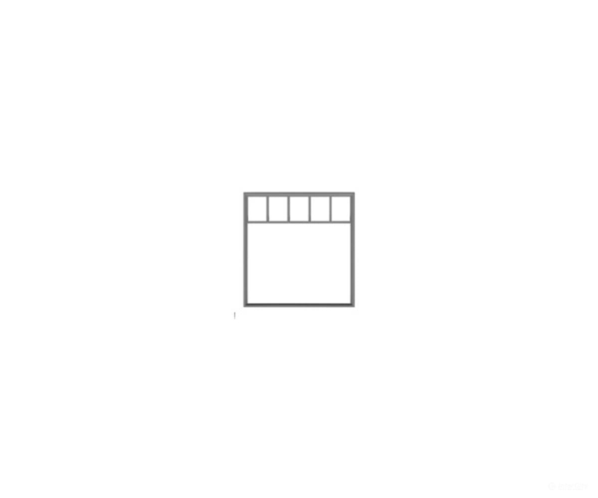 Tichy Train Group 8187 Store Window w/5 Lite Top Transom pkg(6) -- Scale 98 x 102’’ (Fits 1.13 x 1.155’’ Opening)
