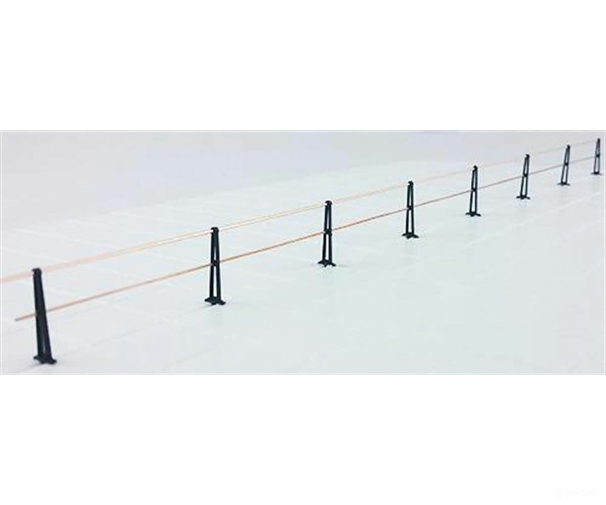 Tichy Train Group 8300 Pennsylvania Railroad-Style Pipe Rail Stanchions -- 30 Makes Of Railings