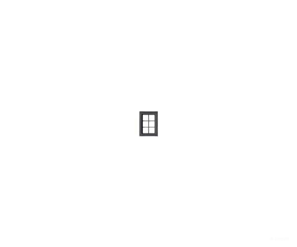 Tichy Train Group 8323 6-Pane Window With Precut Glazing -- 25 X 36 Scale Fits .315 .435 Opening