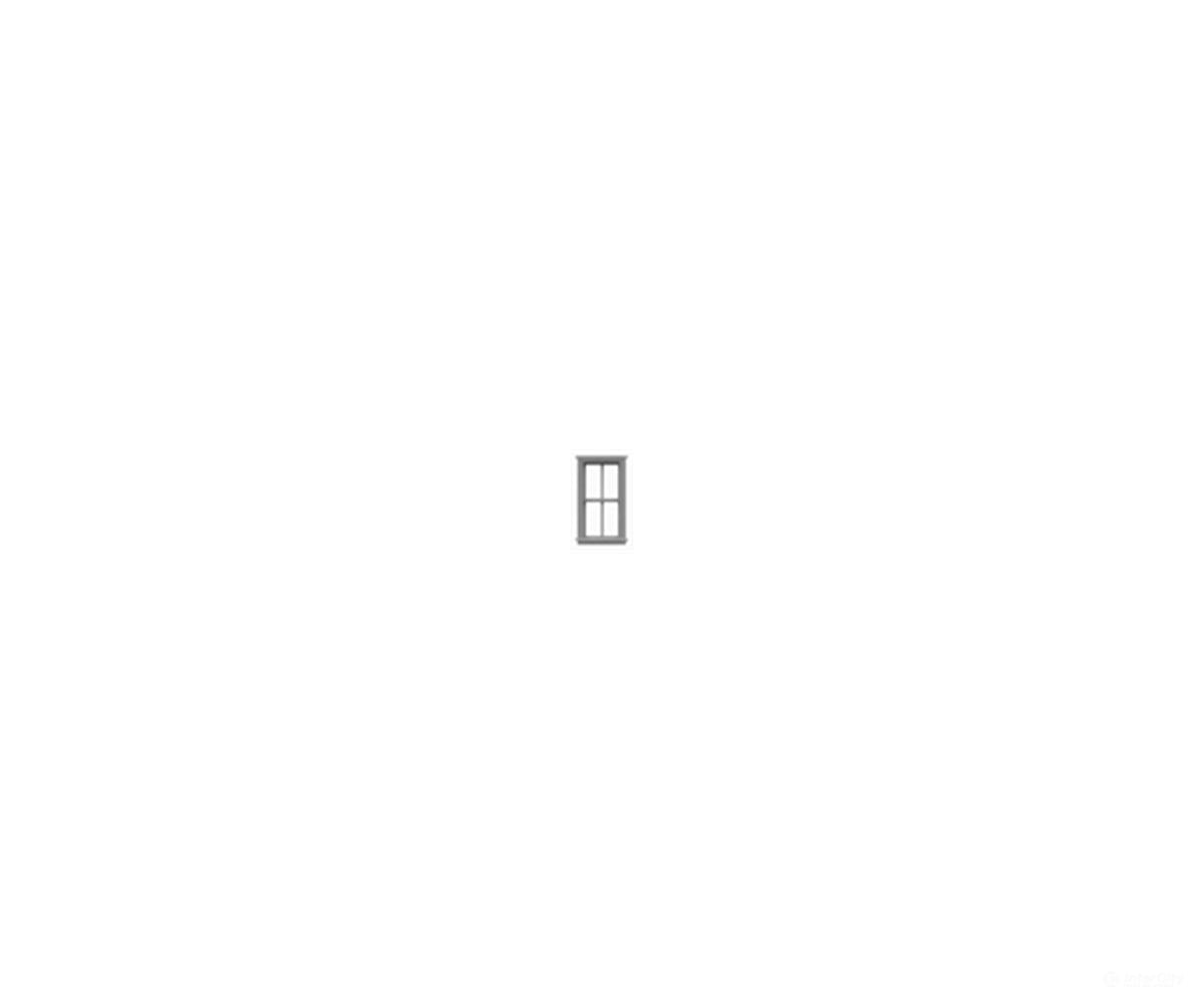 Tichy Train Group 2509 Windows - Double Hung pkg(12) -- 2/2 Scale 30’’ Wide x 62’’ High (Fits.21 x.415’’ Opening)