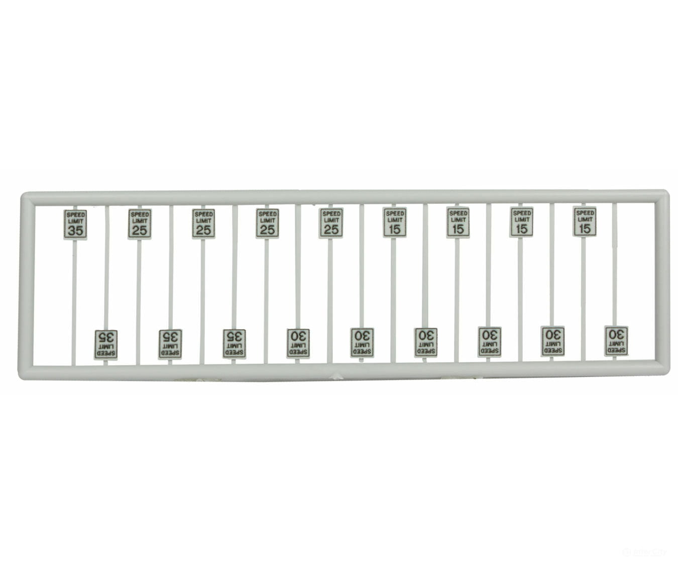 Tichy Train Group 2606 Low Speed Limit Signs -- Pkg(18) Scenery Details