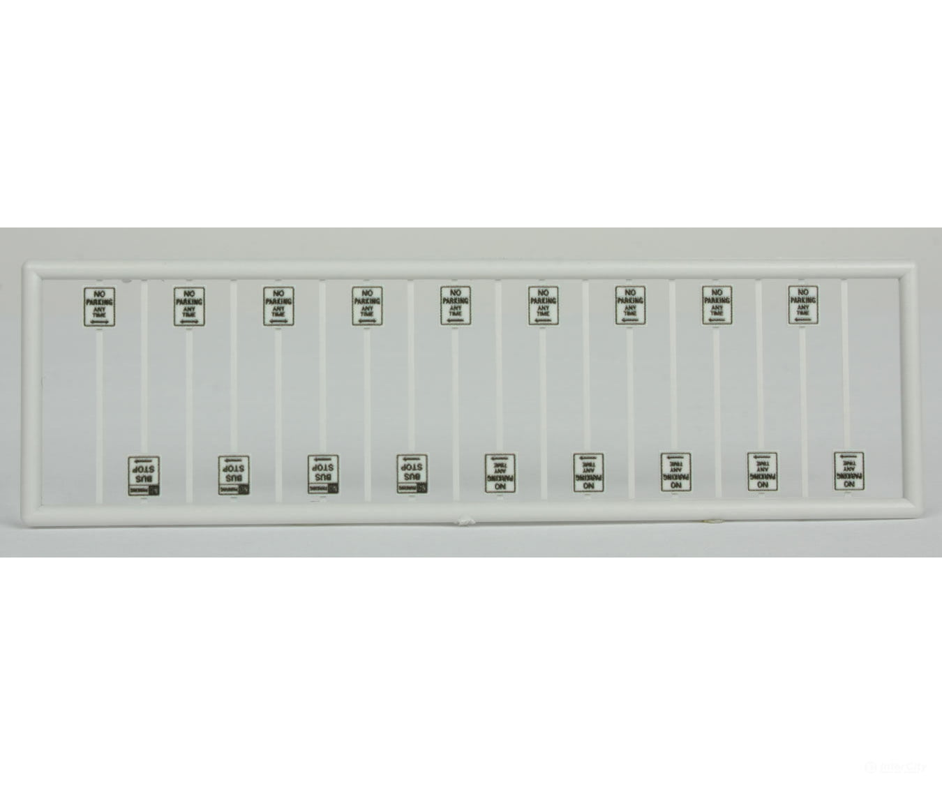 Tichy Train Group N 2608 No Parking Signs -- Pkg(18) Scenery Details