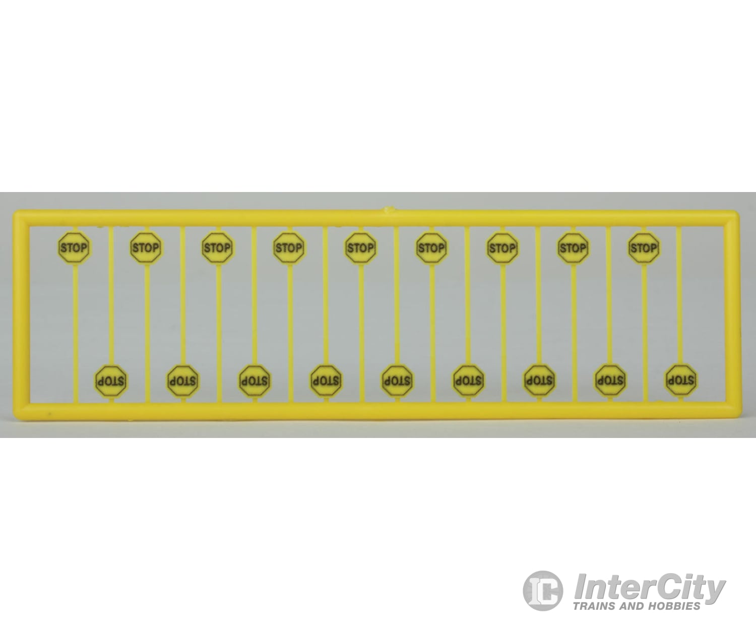 Tichy Train Group N 2613 Early Yellow Stop Signs -- Pkg(18) Scenery Details