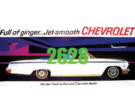 Tichy Train Group 2628 Chevrolet Jet Smooth Billboard - Kit Scenery Details