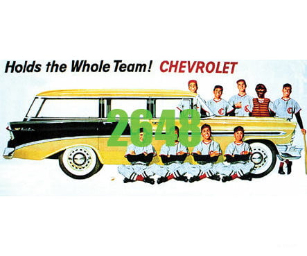 Tichy Train Group 2648 Chevrolet Team Wagon Billboard - Kit Scenery Details