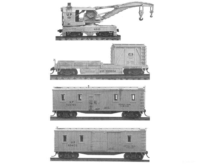 Tichy Train Group N 2704 Work Train Set - Kit pkg(4) - Undecorated Freight Cars