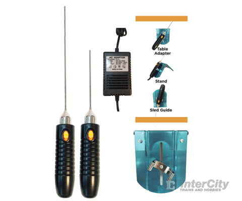 Tl Marshall Co. 69 Crafters Hot Knife W/Pro Power Supply & Sled Guide -- Foam Cutter 6 And 9