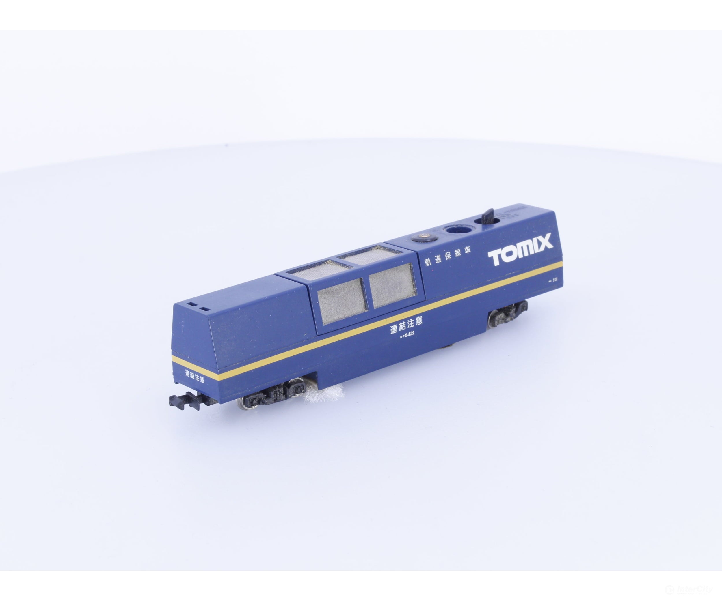 Tomix 6421 N Motorized Blue Track Cleaning Car with Cleaning Pads 6421 Analog DC - Locomotives