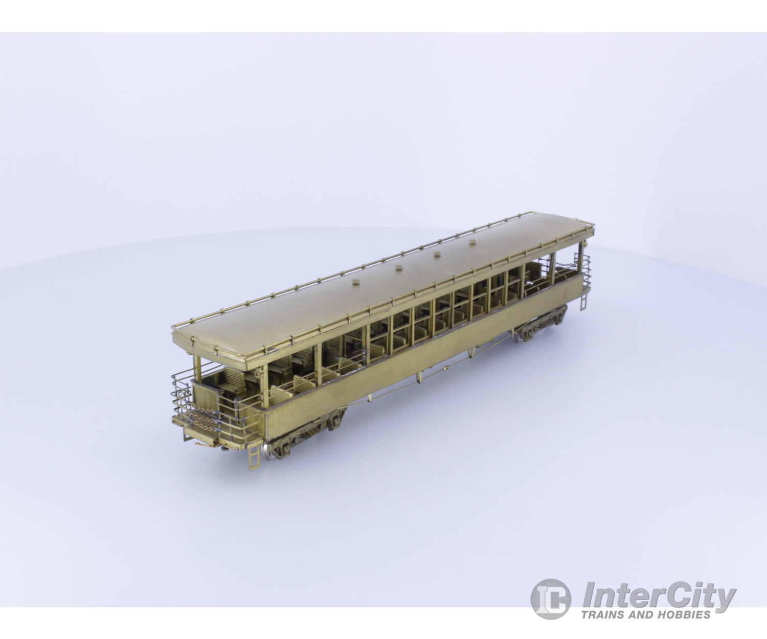 Totem Models 7900 HO Brass Open Observation Car Canadian Pacific (CP) Passenger Cars