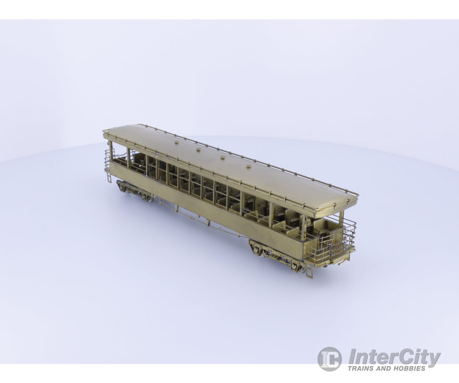 Totem Models 7900 HO Brass Open Observation Car Canadian Pacific (CP) Passenger Cars