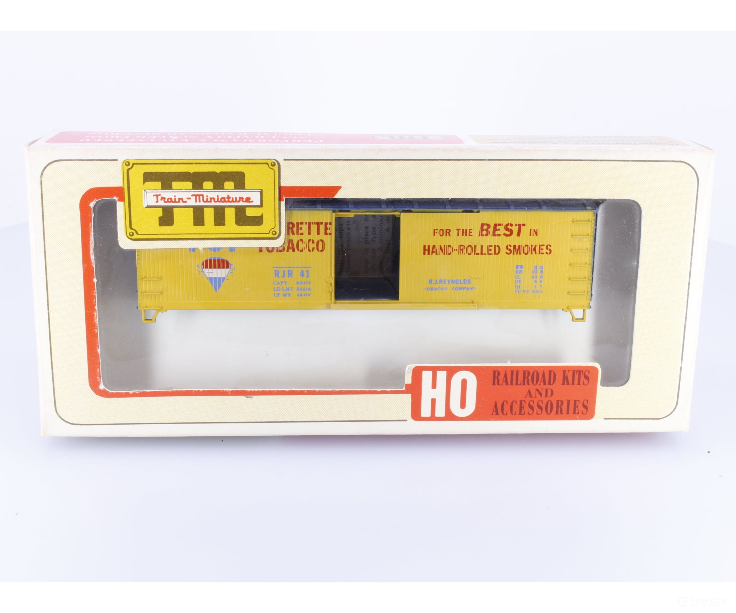 Train Miniature 2225 HO 40’ Single Door Boxcar Kit Top (RJR) 41 - Freight Cars
