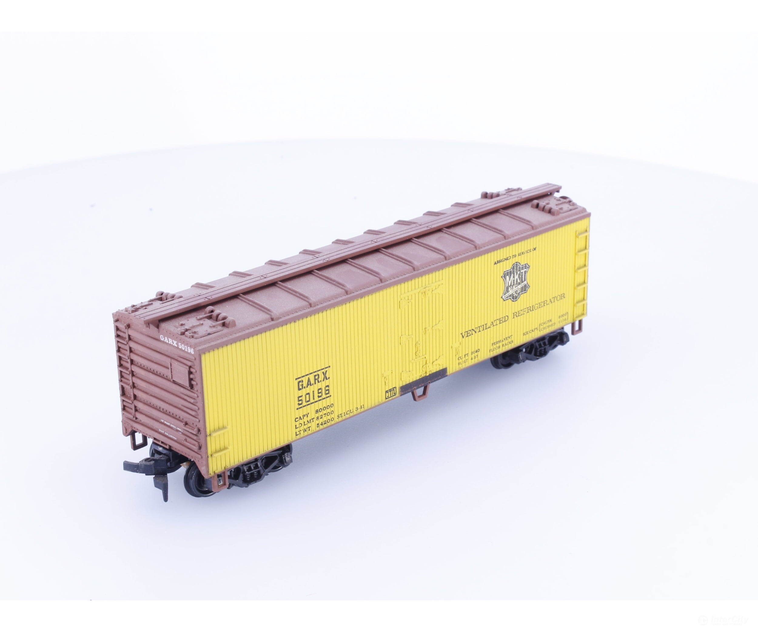 Train Miniature 2306 HO 40’ Single Door Boxcar (GARX) Missouri-Kansas-Texas (MKT) 50196 - Freight Cars