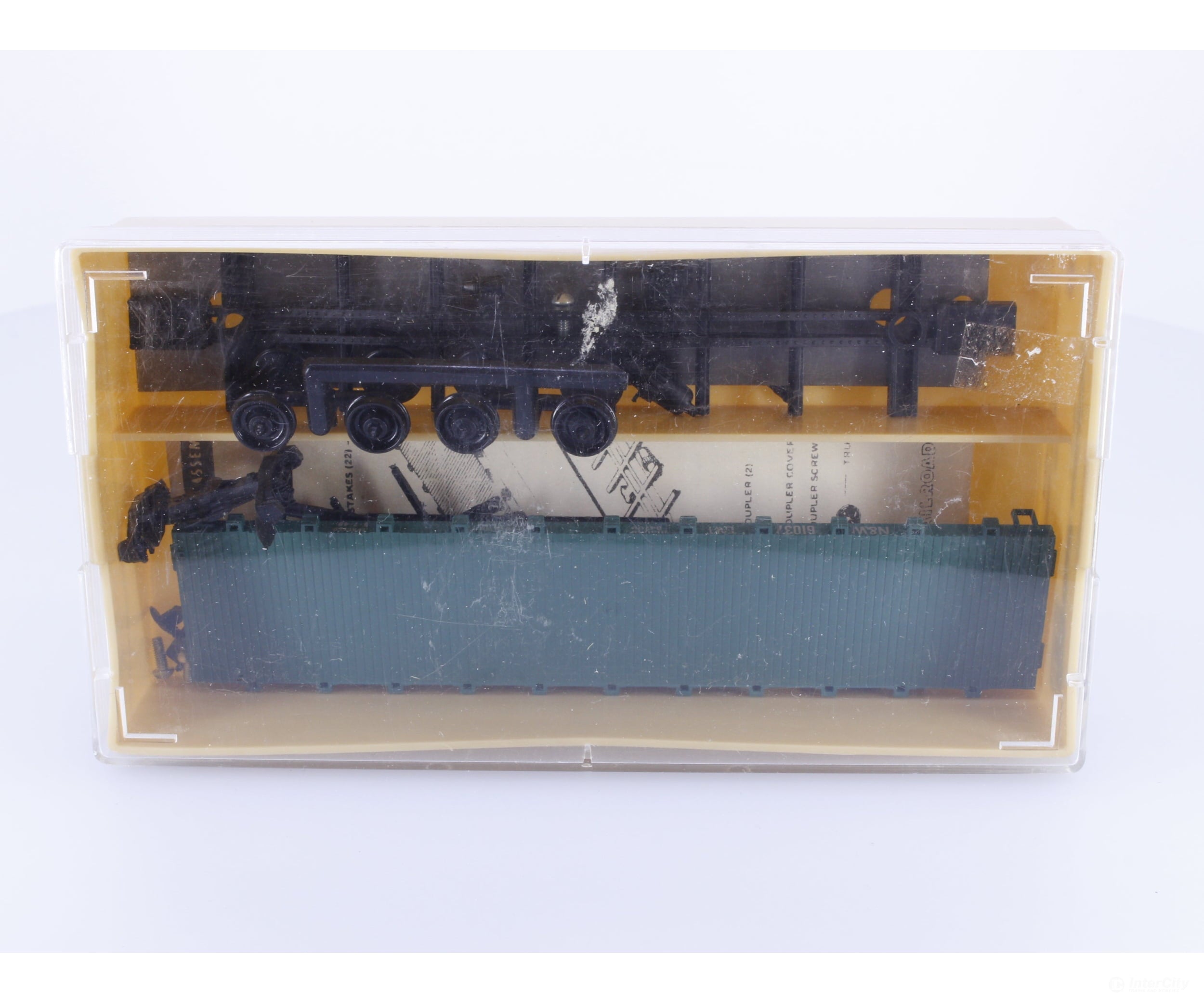 Train Miniature 5603 HO 42’ Rail & Tie Car Kit Norfolk & Western (NW) 61037 - Freight Cars