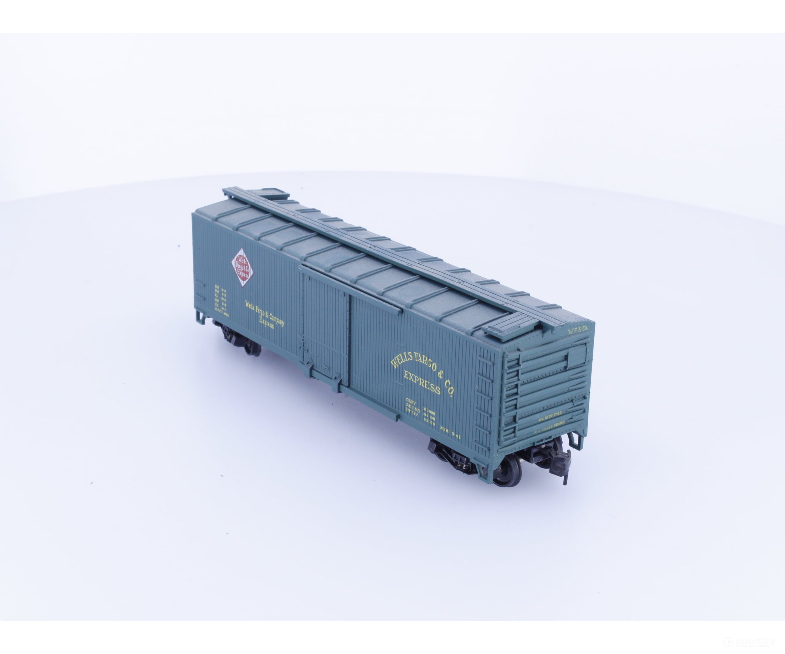 Train Miniature 8076 HO 40’ Single Door Boxcar Wells Fargo Express - Freight Cars