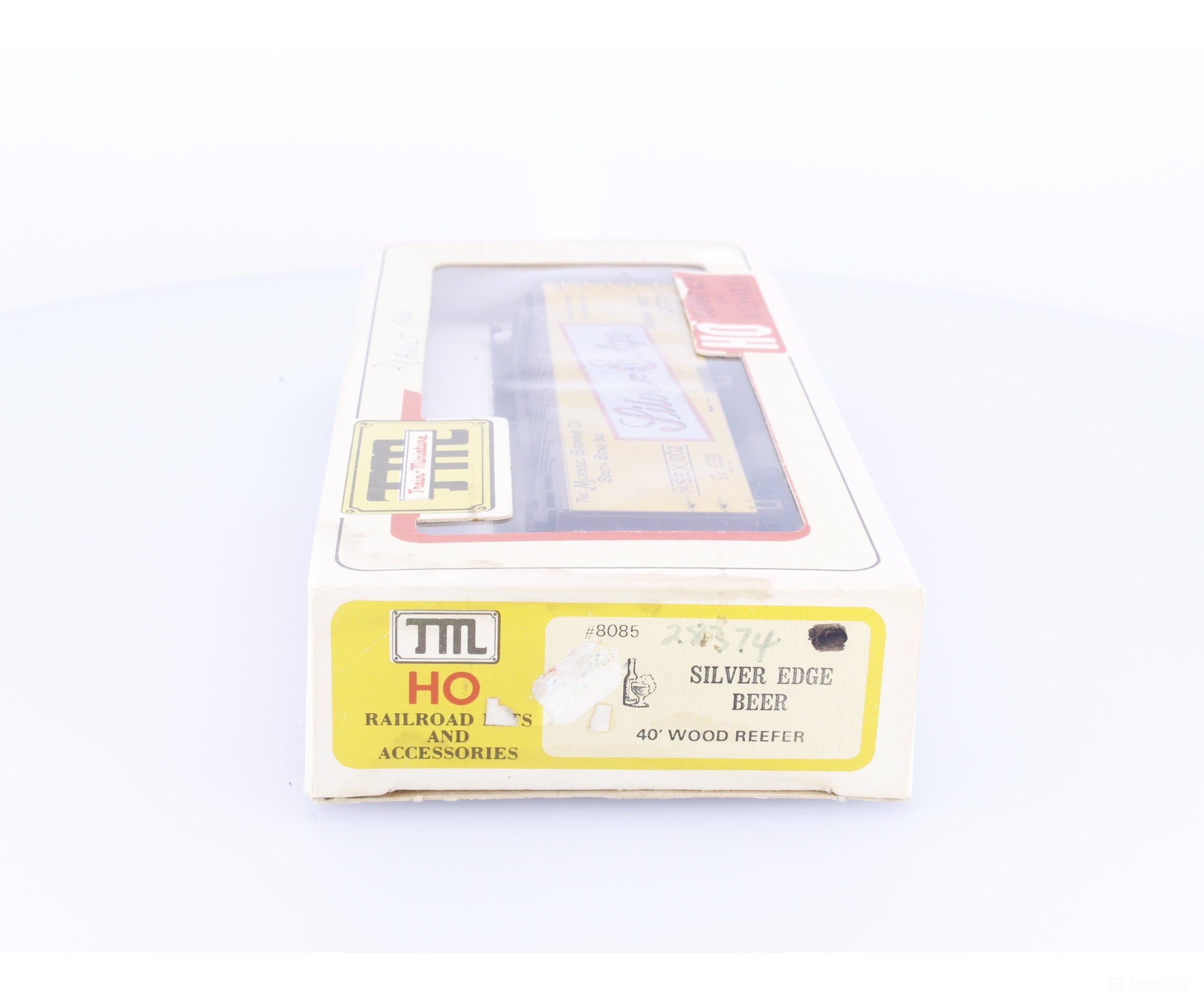 Train Miniature 8085 HO 40’ Single Door Boxcar Silver Edge Beer (MSEX) 1002 - Freight Cars