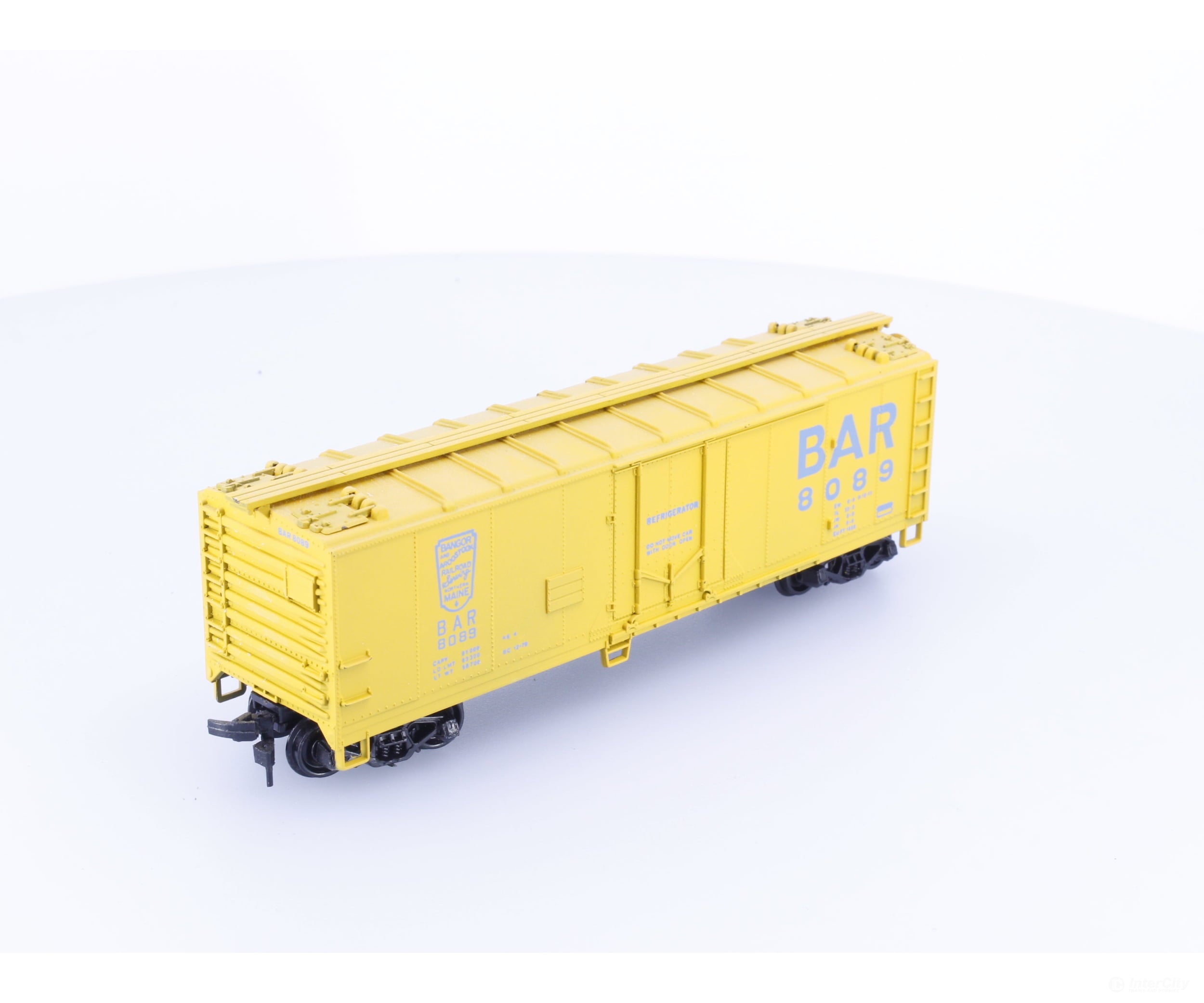 Train Miniature 8113 HO 40’ Plug Door Boxcar Bangor & Aroostook (BAR) 8089 - Freight Cars