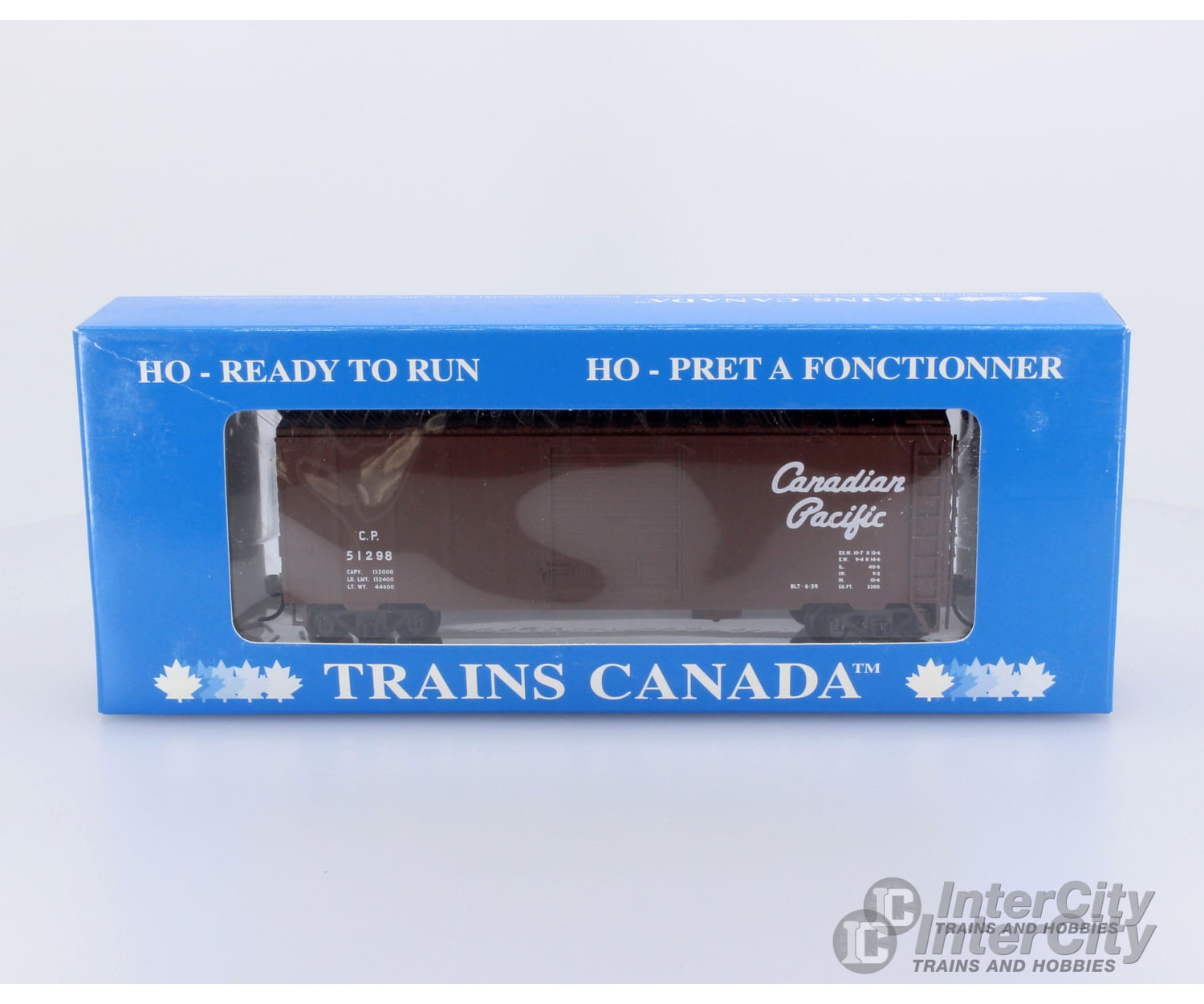 Trains Canada HO Scale CP CANADIAN PACIFIC 40' Box Car Script Lettering - Default Title (CH-TRCA-12021-101)
