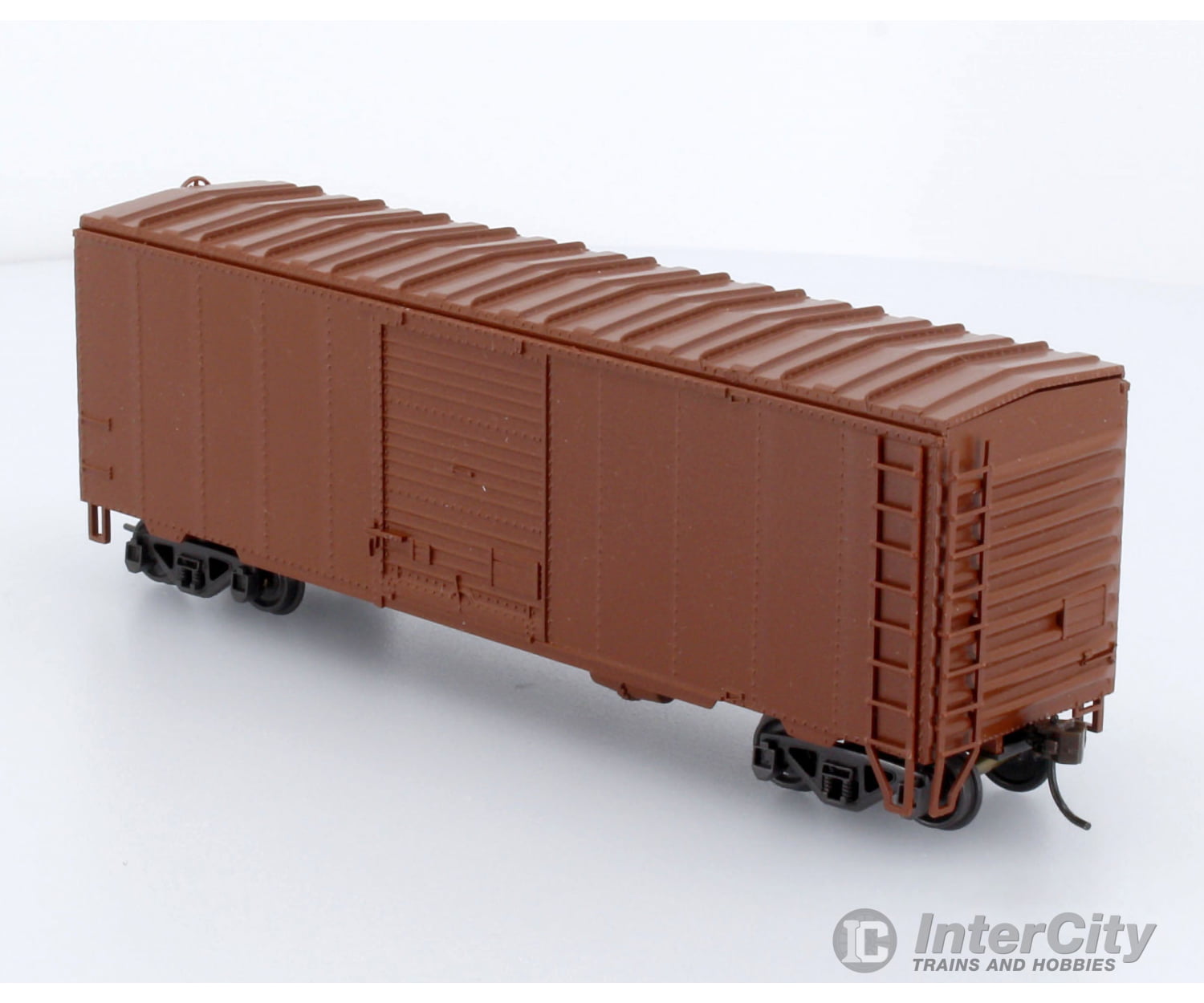 Trains Canada Ho Scale Re-Build Nsc 40 Box Car Cnr Red Unlettered Freight Cars