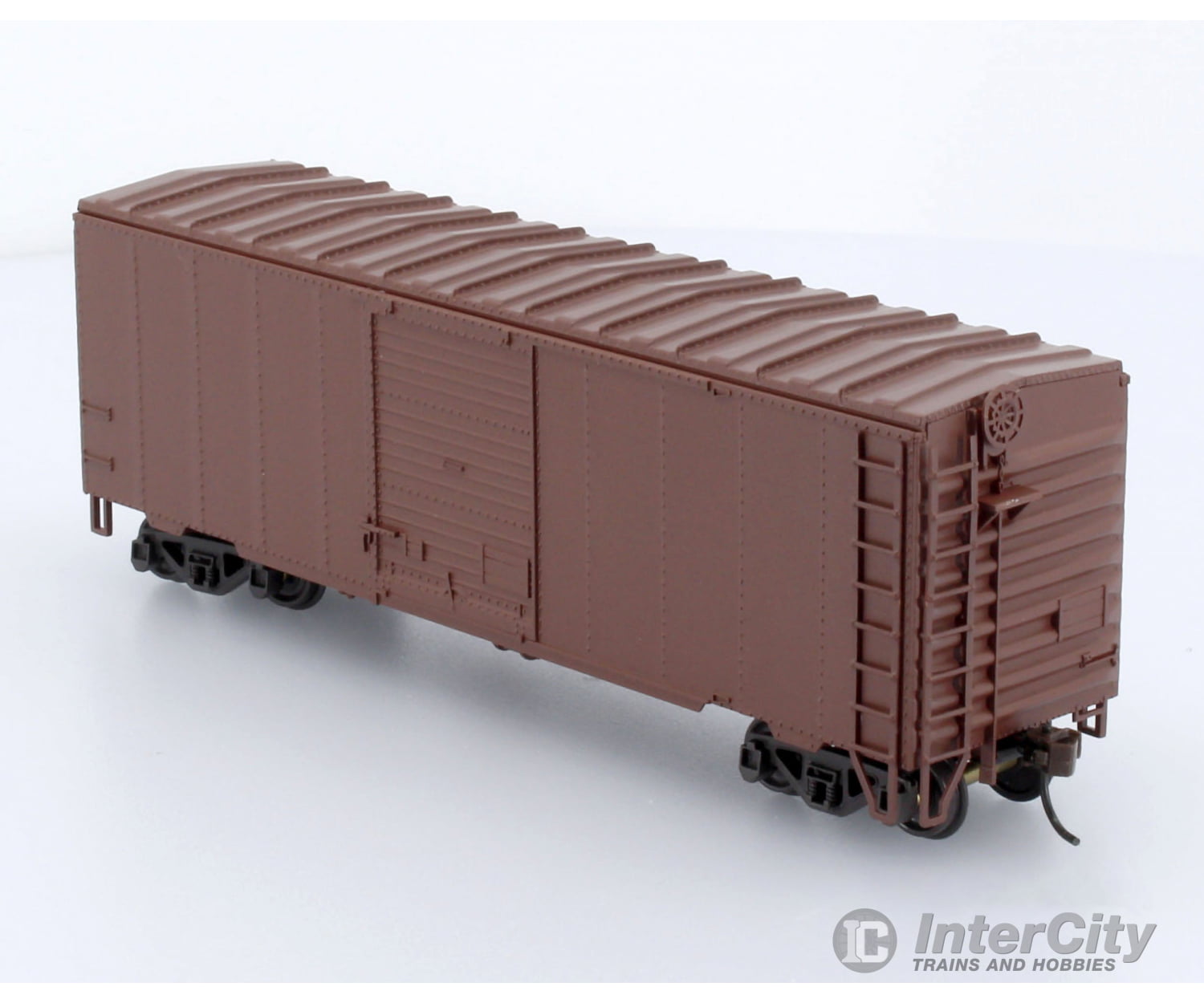 Trains Canada Ho Scale Re-Build Nsc 40 Box Car Cp Oxide Brown Unlettered Freight Cars