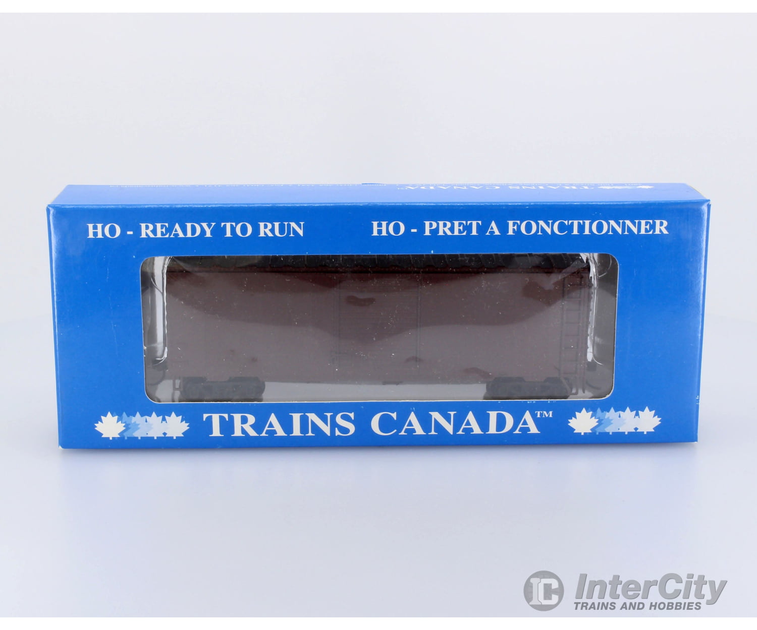 Trains Canada Ho Scale Re-Build Nsc 40 Box Car Cp Oxide Brown Unlettered Freight Cars
