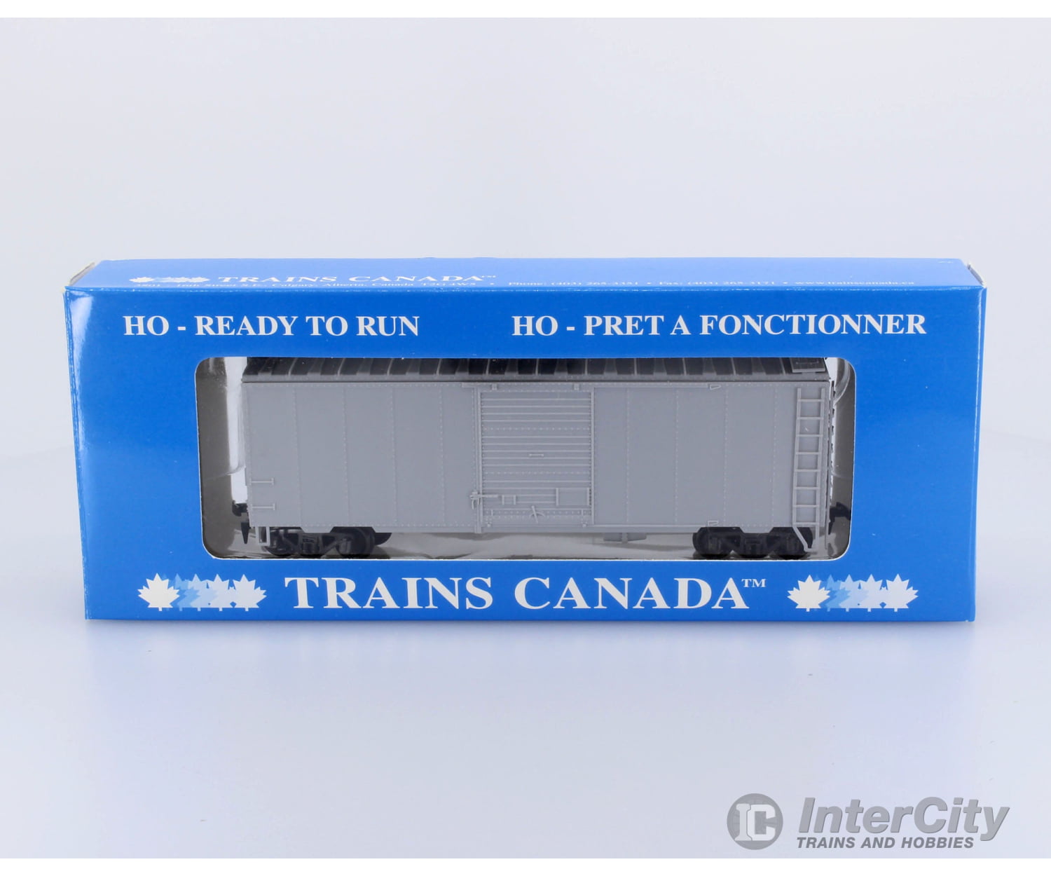Trains Canada Ho Scale Undecorated 40 Nsc Box Car Freight Cars