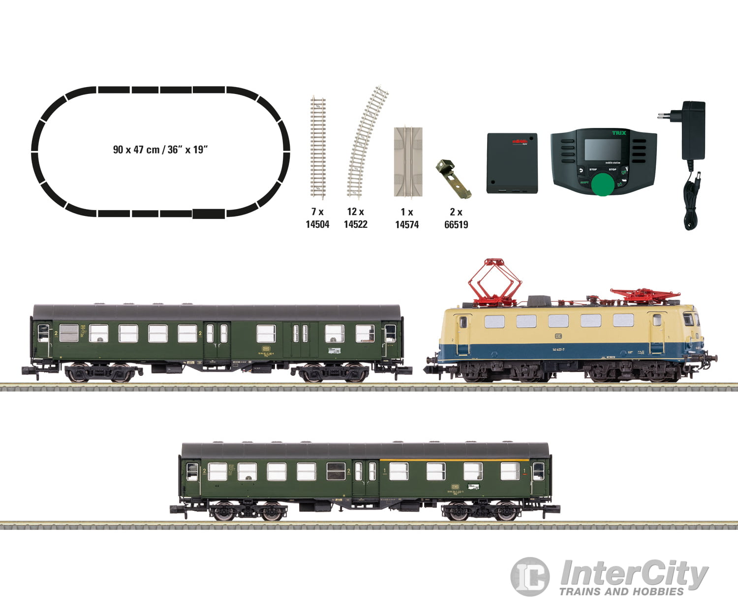 Trix 11132 N DB ’Passenger Train’ Digital Starter Set MFX DCC/Sound Starter & Train Sets