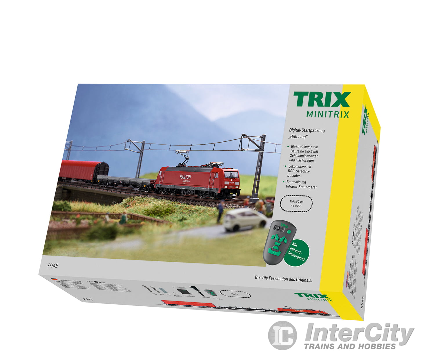 Trix 11145 N ’Freight Train’ Digital Starter Set With A Class 185.2 & Train Sets