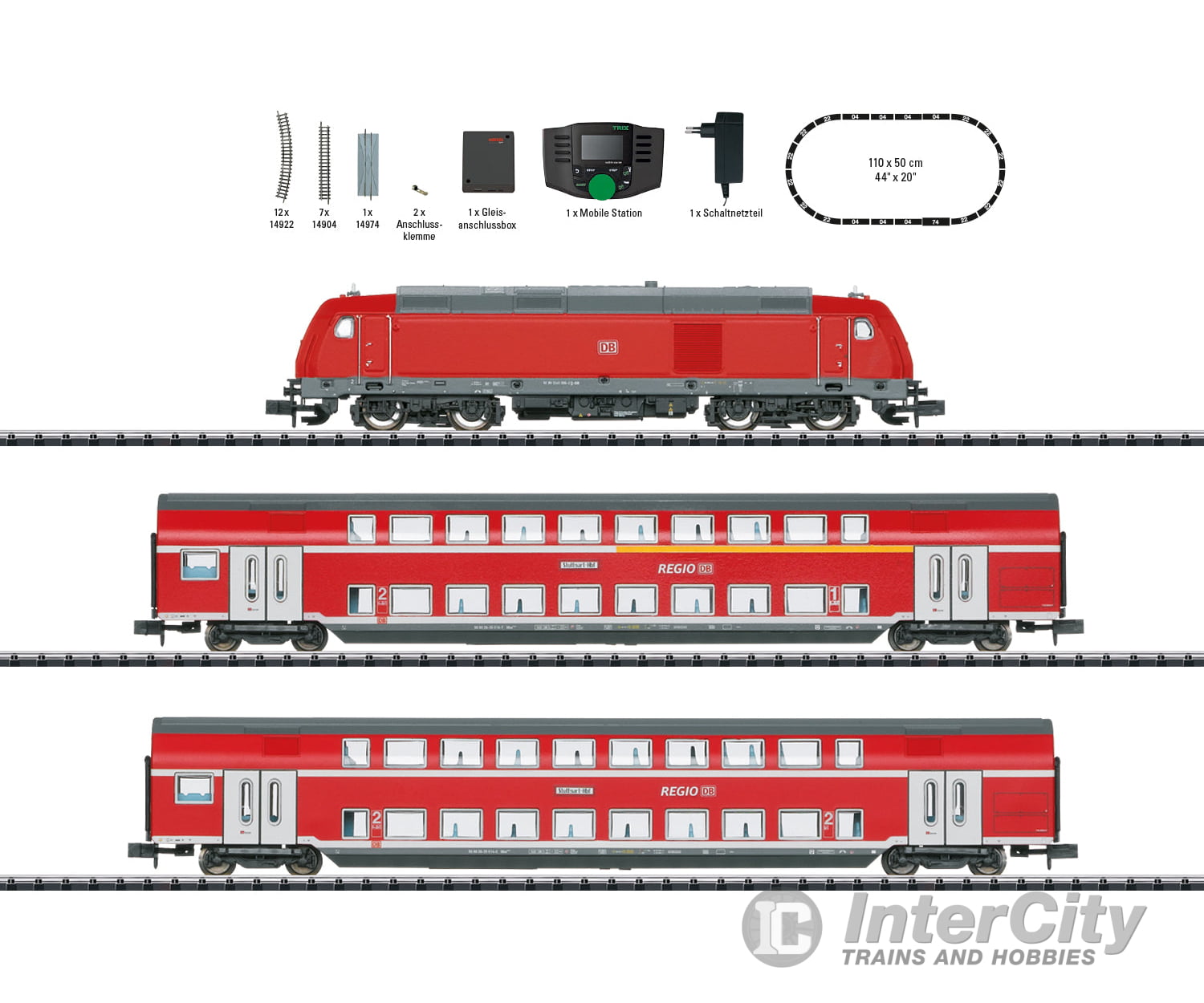 Trix 11148 N Db Ag ’Regional Express’ Digital Starter Set & Train Sets