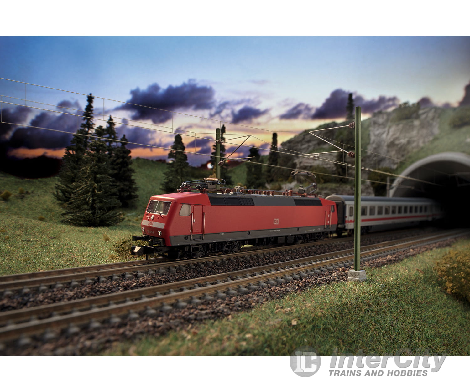 Trix 11150 N Db Ag Intercity Starter Set With A Class 120 & Train Sets