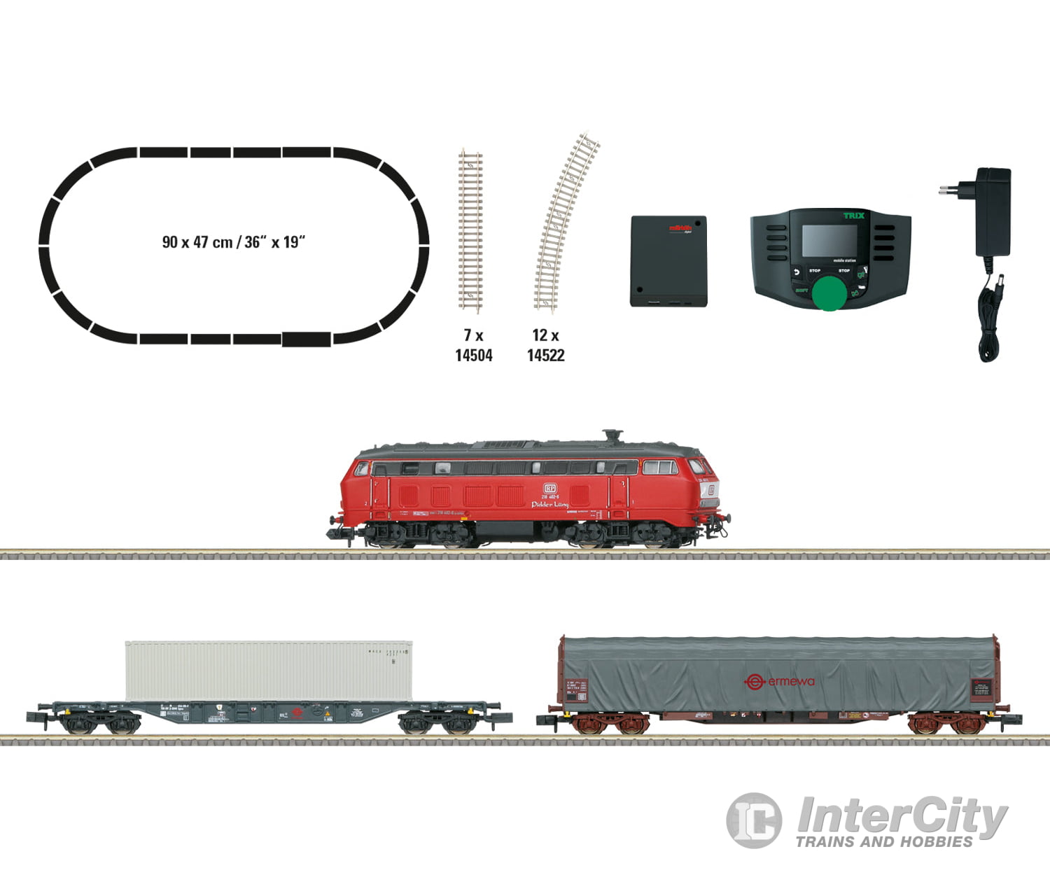 Trix 11161 N Freight Train Digital Starter Set & Sets