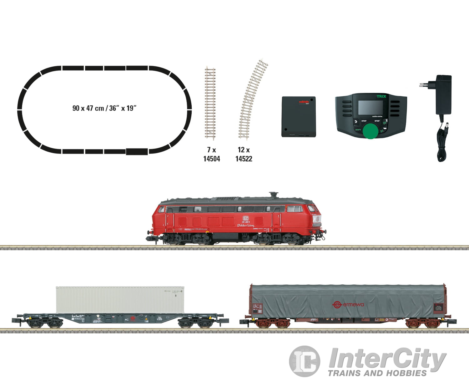 Trix 11161 N Freight Train Digital Starter Set & Sets