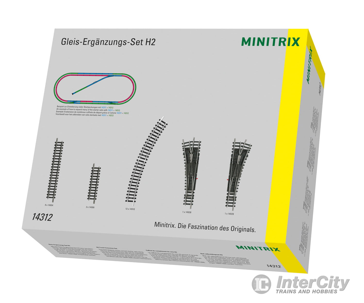 Trix 14312 H2 Track Extension Set - Default Title (IC-TRIX-14312)