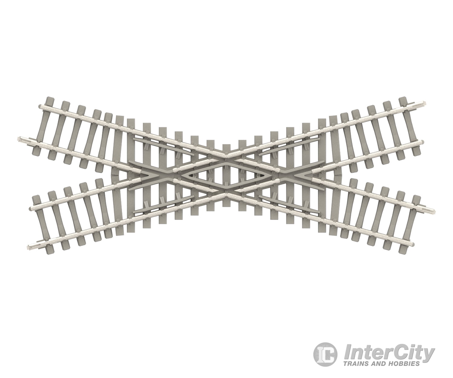 Trix 14558 N Minitrix Crossing - 30° with Concrete Ties Length 104.2 mm / 4-1/8’’ Track & Turnouts