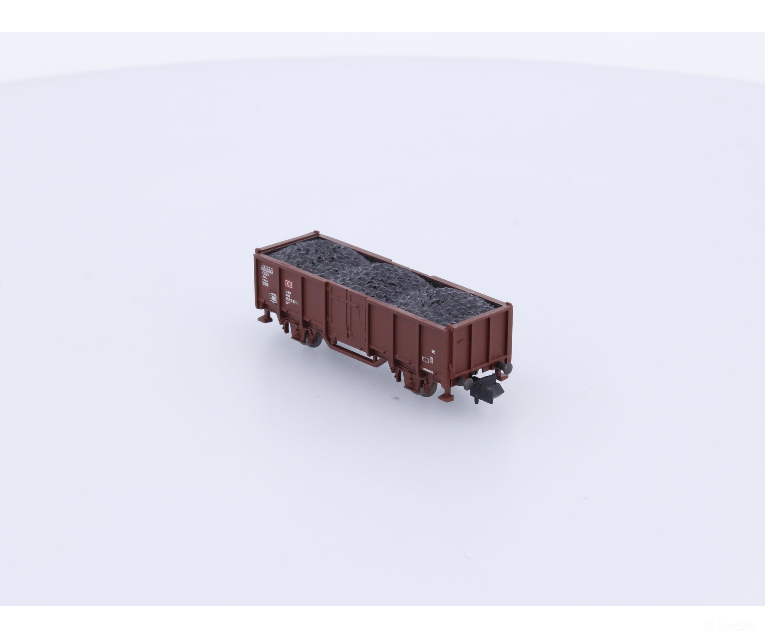 Trix 15296 N DB-AG High Side Gondola with Coal Load European Freight Cars