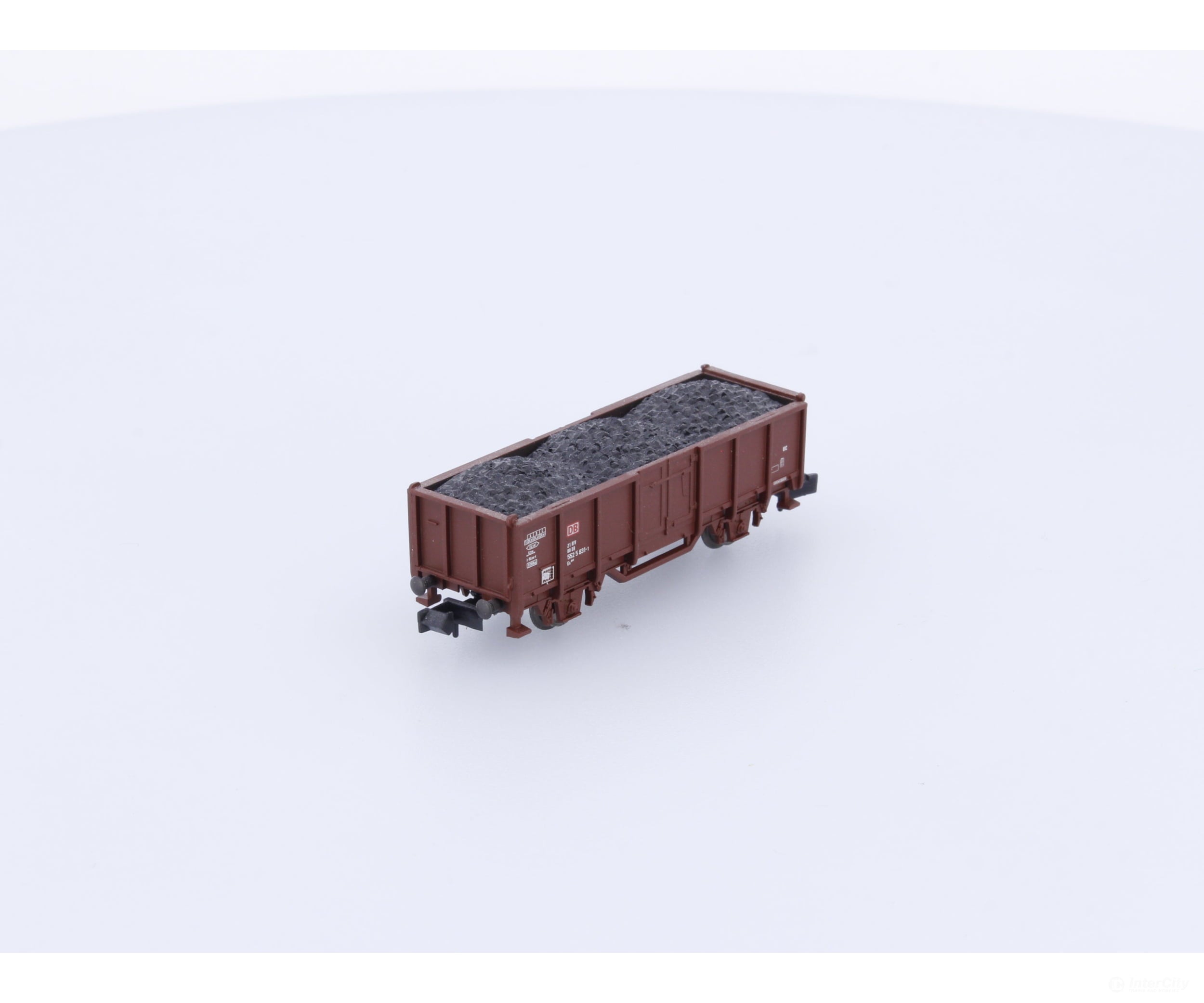 Trix 15296 N DB High Side Gondola with Coal Load European Freight Cars