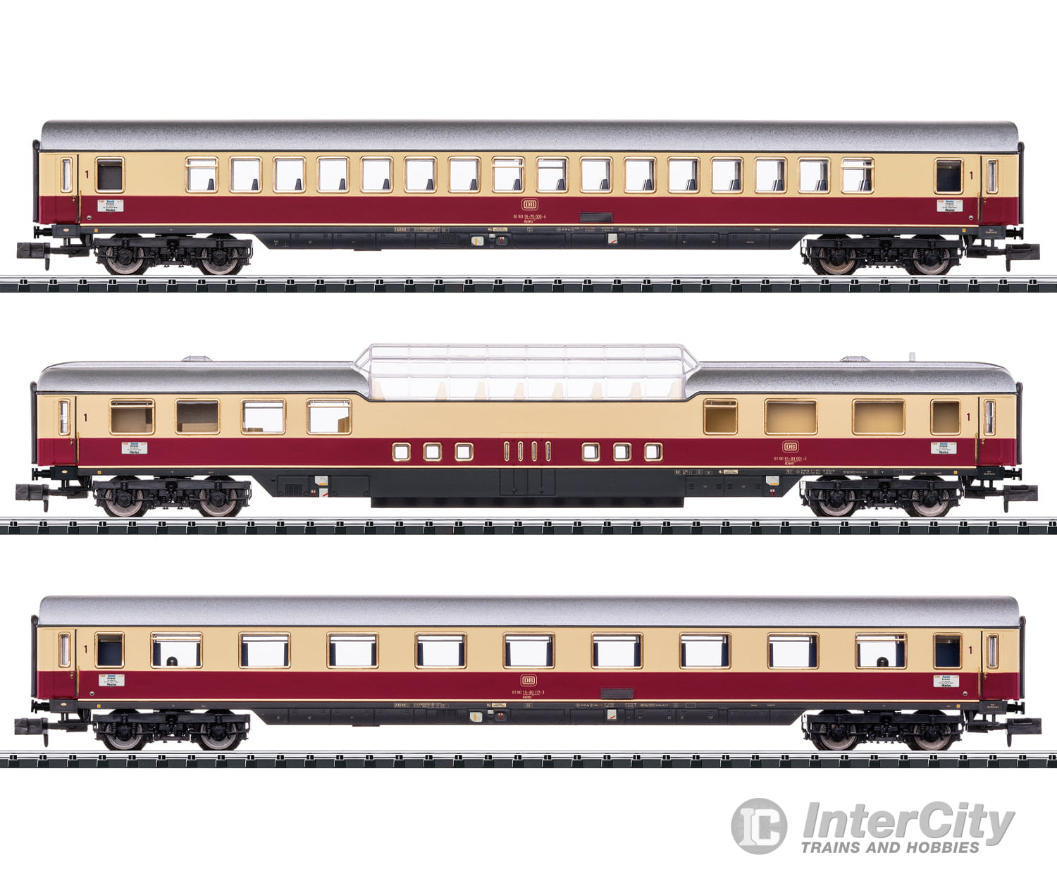 Trix 15368 N DB ’TEE Rheinpfeil’ Car Set (MHI Exclusive Item) European Passenger Cars