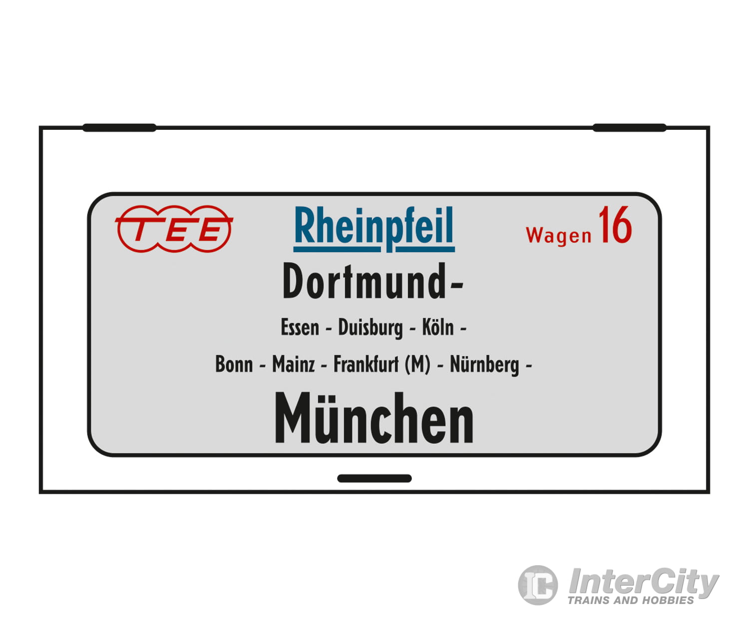 Trix 15369 N DB ’TEE Rheinpfeil’ Car Set (MHI Exclusive Item) European Passenger Cars