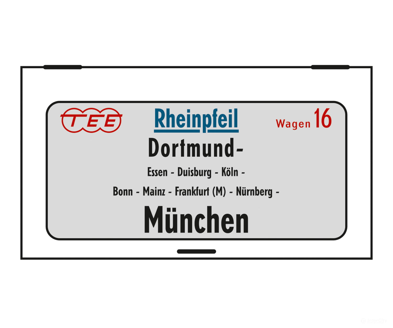 Trix 15369 N DB ’TEE Rheinpfeil’ Car Set (MHI Exclusive Item) European Passenger Cars