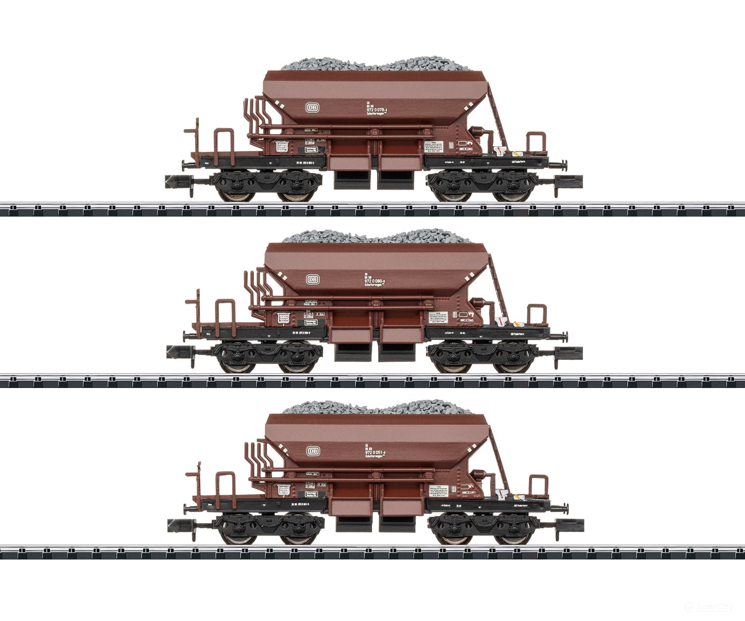 Trix 15465 N DB ’Maintenance Ballast Car’ Set (MHI Exclusive Item) - European Freight Cars