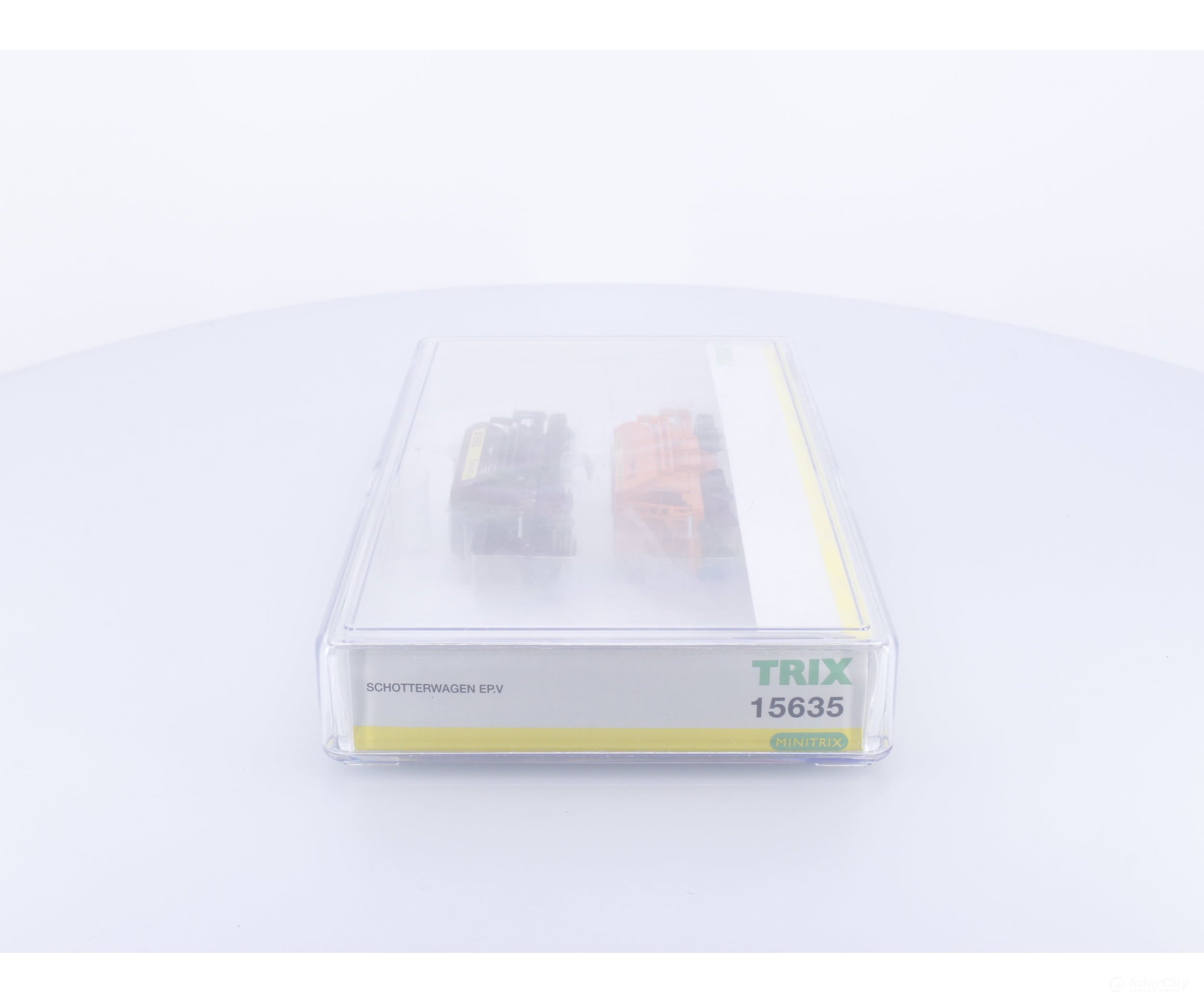 Trix 15635 N OBB Ballast Car Set European Freight Cars