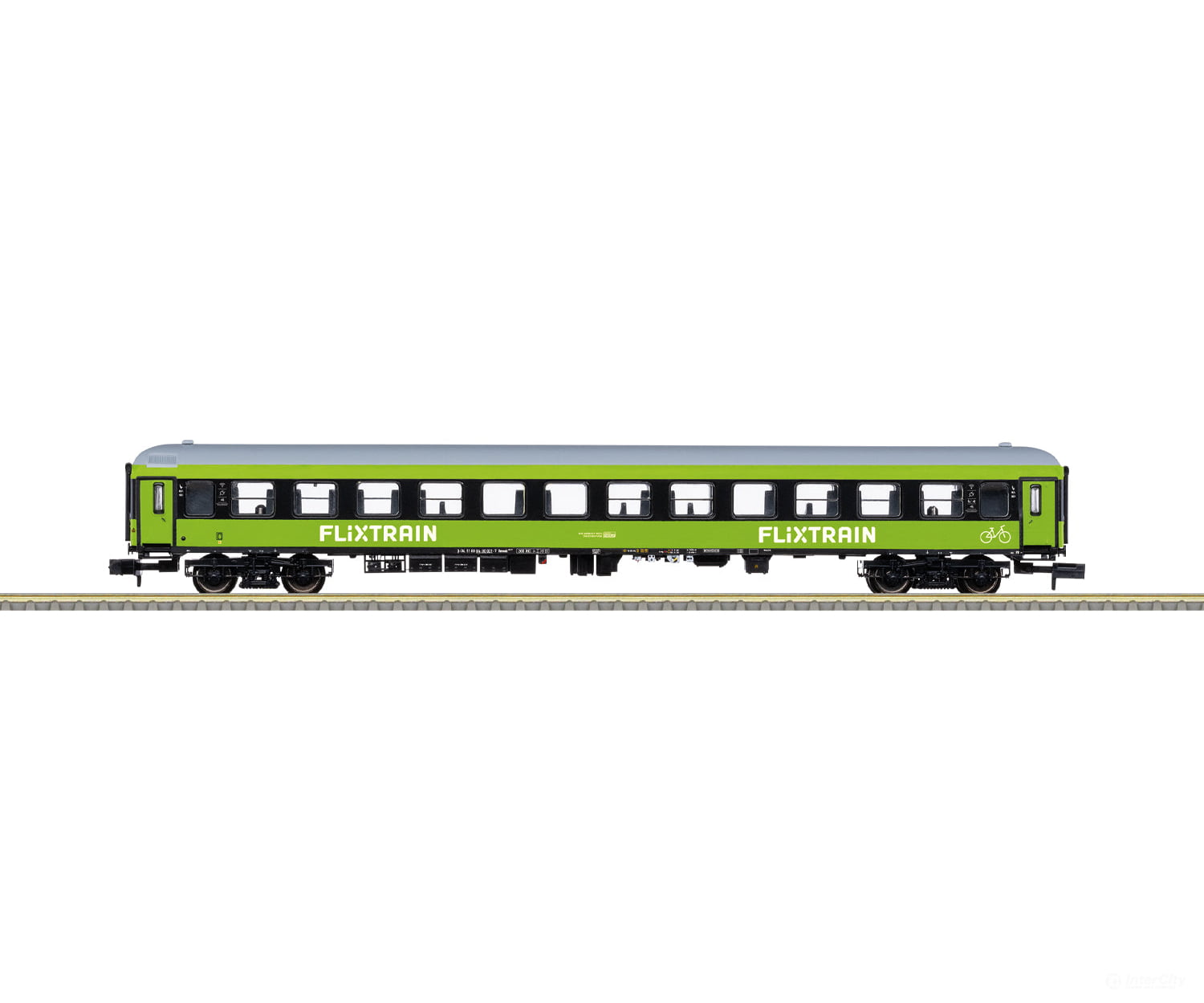 Trix 15797 N ’FlixTrain’ Express Train Passenger Car (MHI Exclusive Item) European Passenger Cars