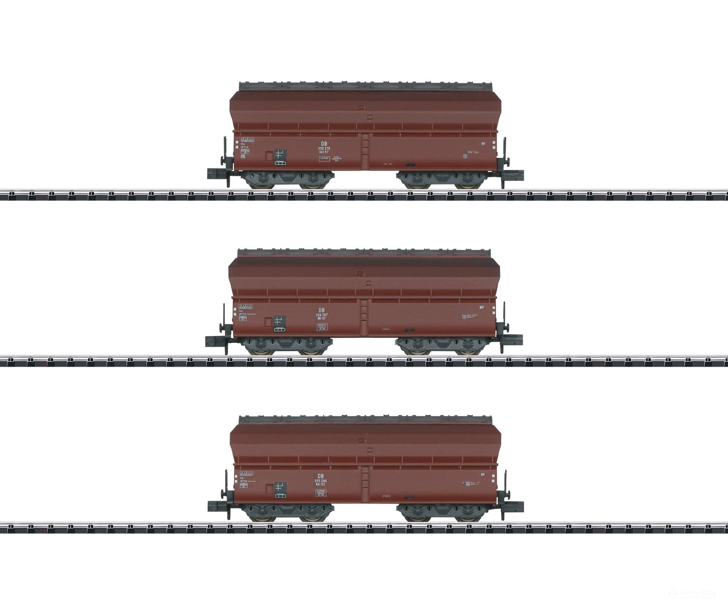 Trix 18268 N Db Coke Transport Freight Car Set Part 1 European Cars