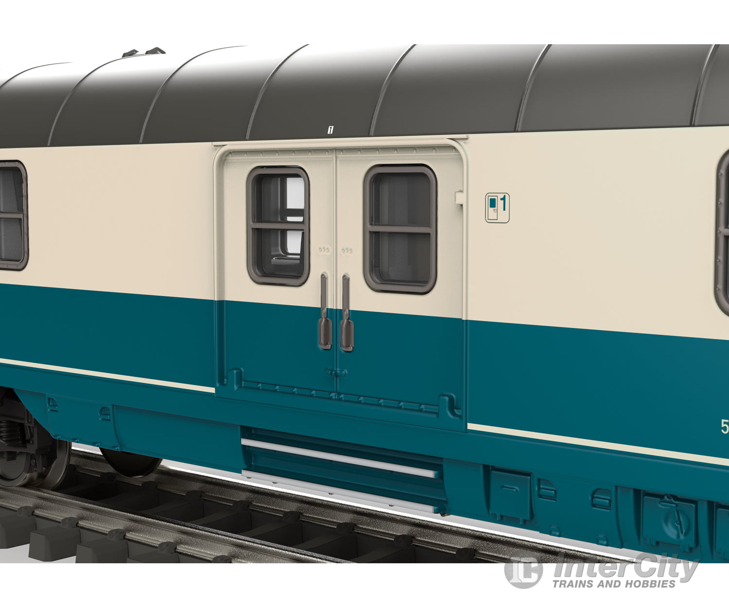 Trix 18580 N ’Deutsche Bundespost’ Mail Car European Freight Cars