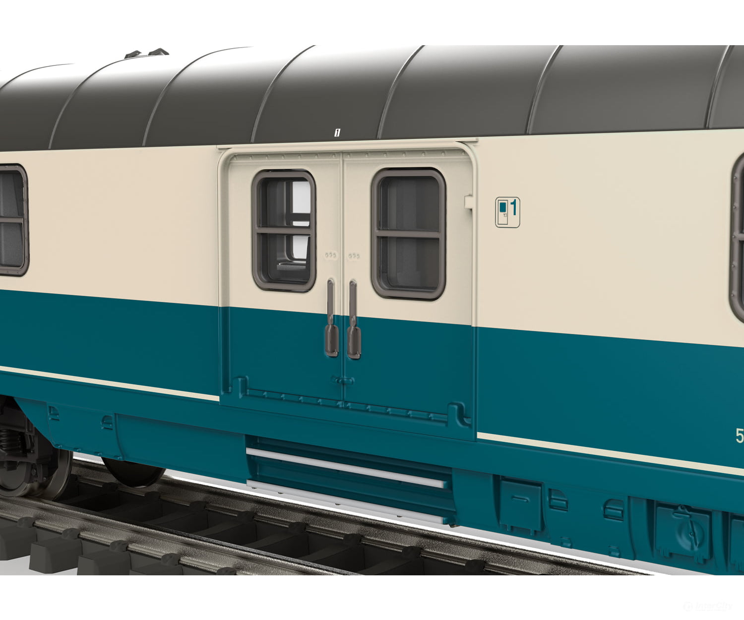 Trix 18580 N ’Deutsche Bundespost’ Mail Car European Freight Cars