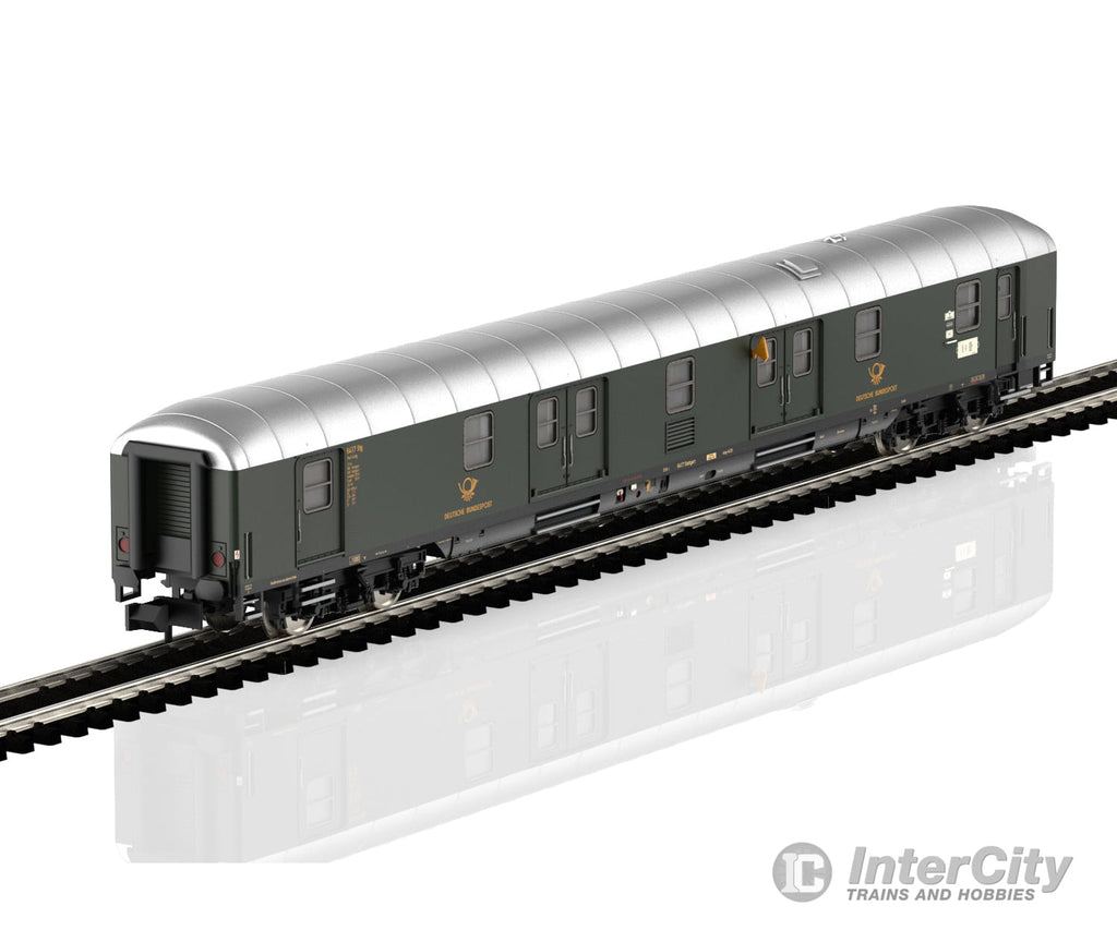 Trix 18660 N ’Deutsche Bundespost’ / ’German Federal Postal System’ Mail Car European Freight Cars