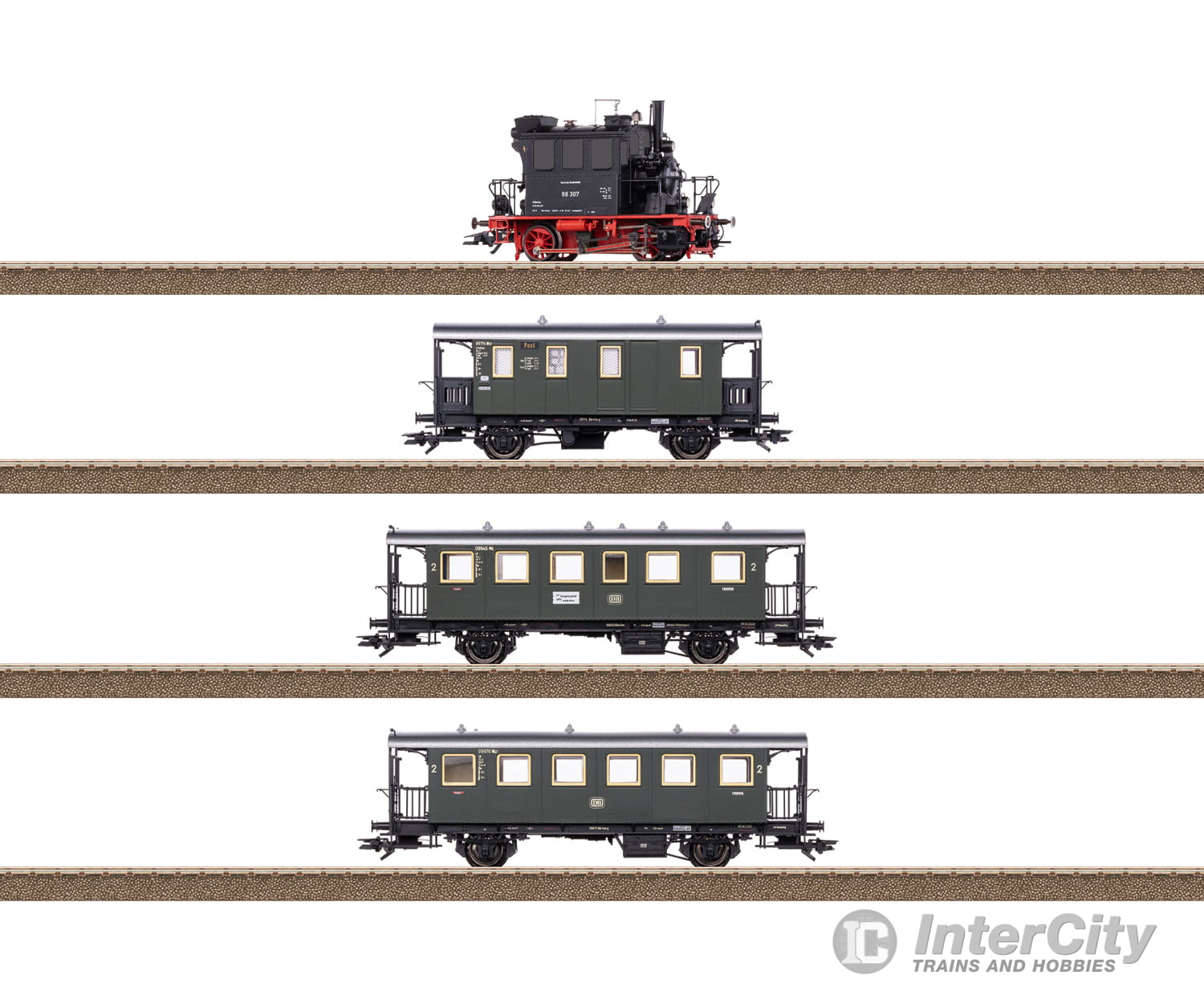 Trix 21229 HO DB ’Spalter Bockl’ Train Set MFX DCC/Sound (MHI Exclusive Item) European Locomotives